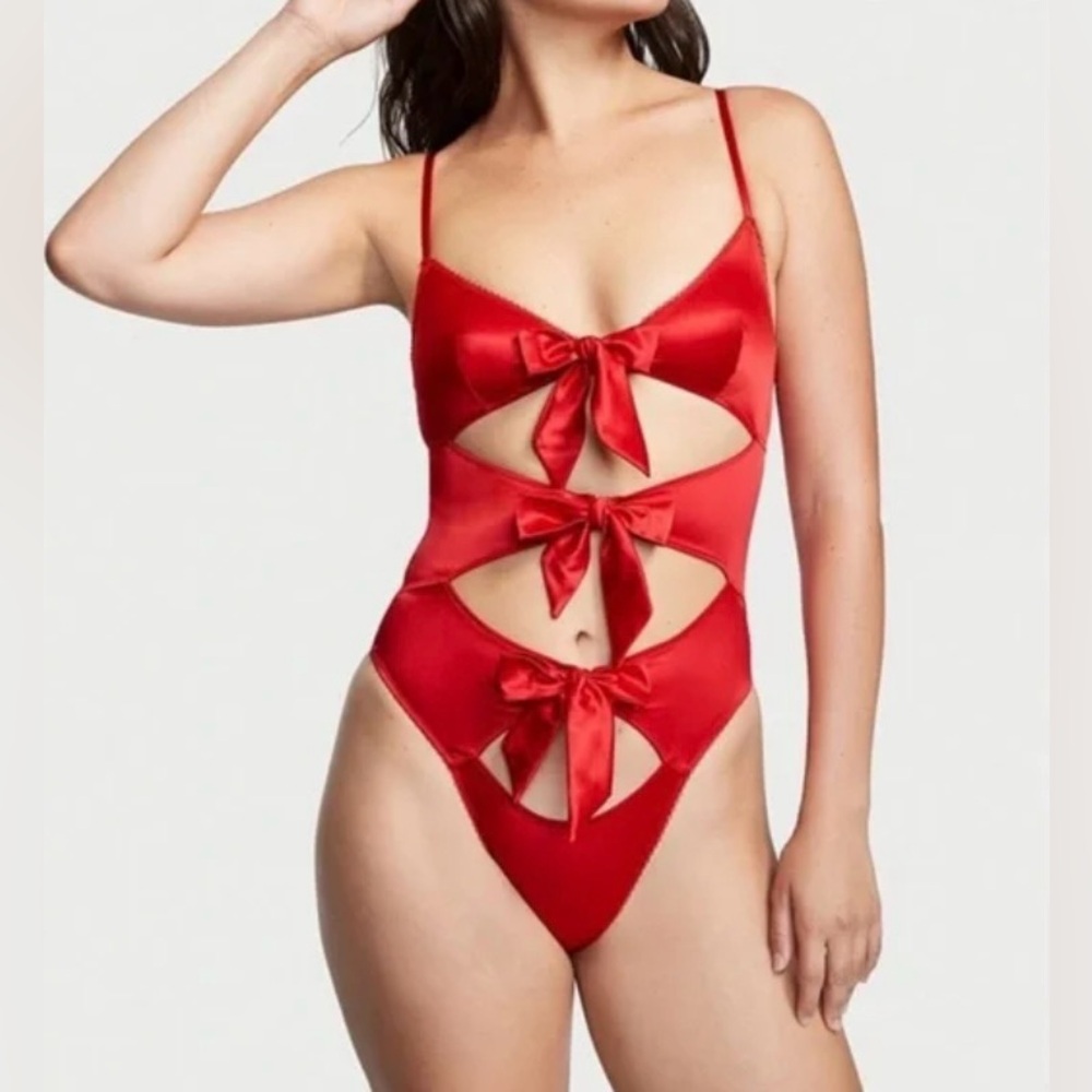 NWT *Discontinued* Victoria’s Secret Teddy Bodysuit MSRP:$99.95, Size Medium